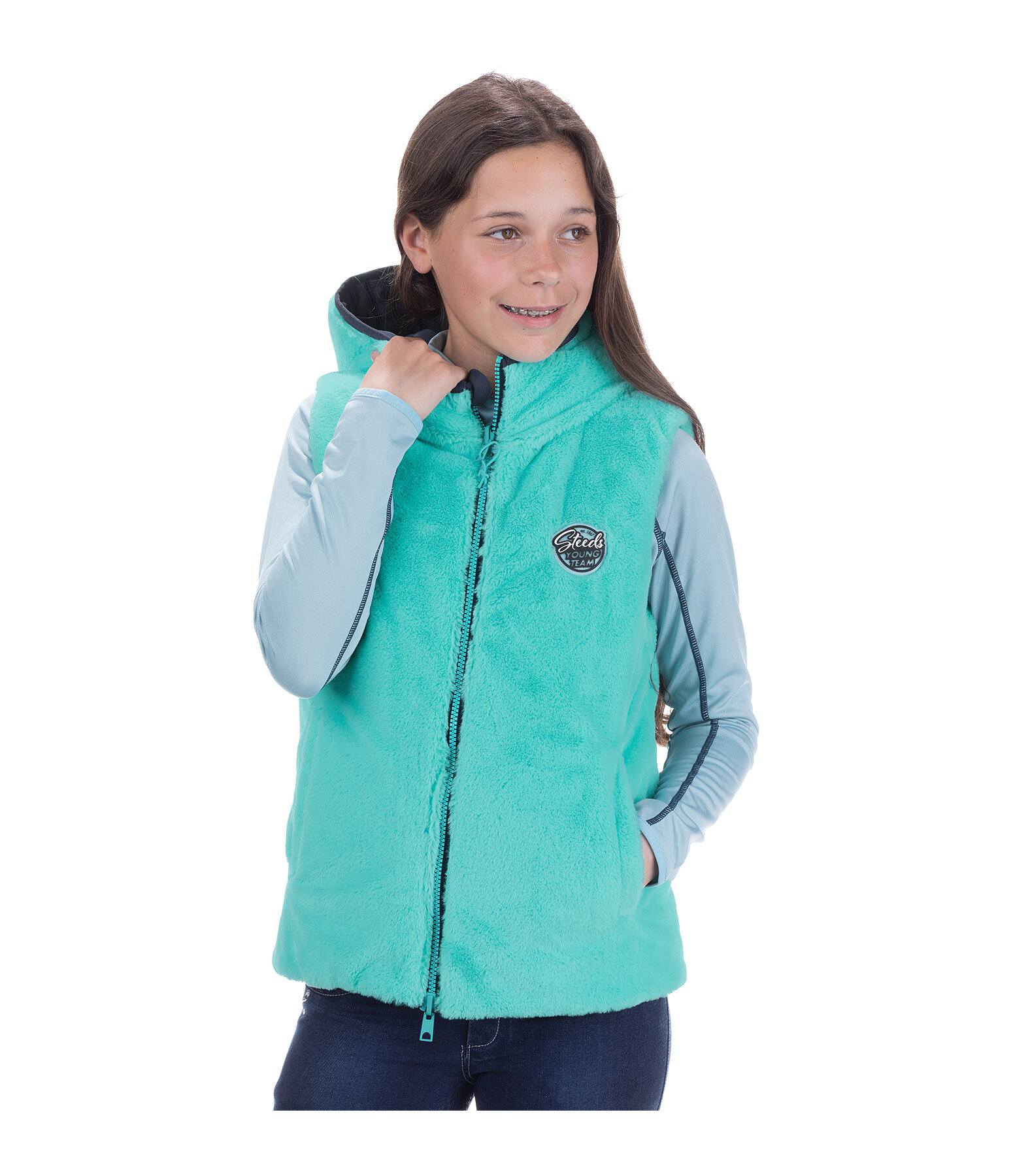 kids omkeerbare bodywarmer Solina