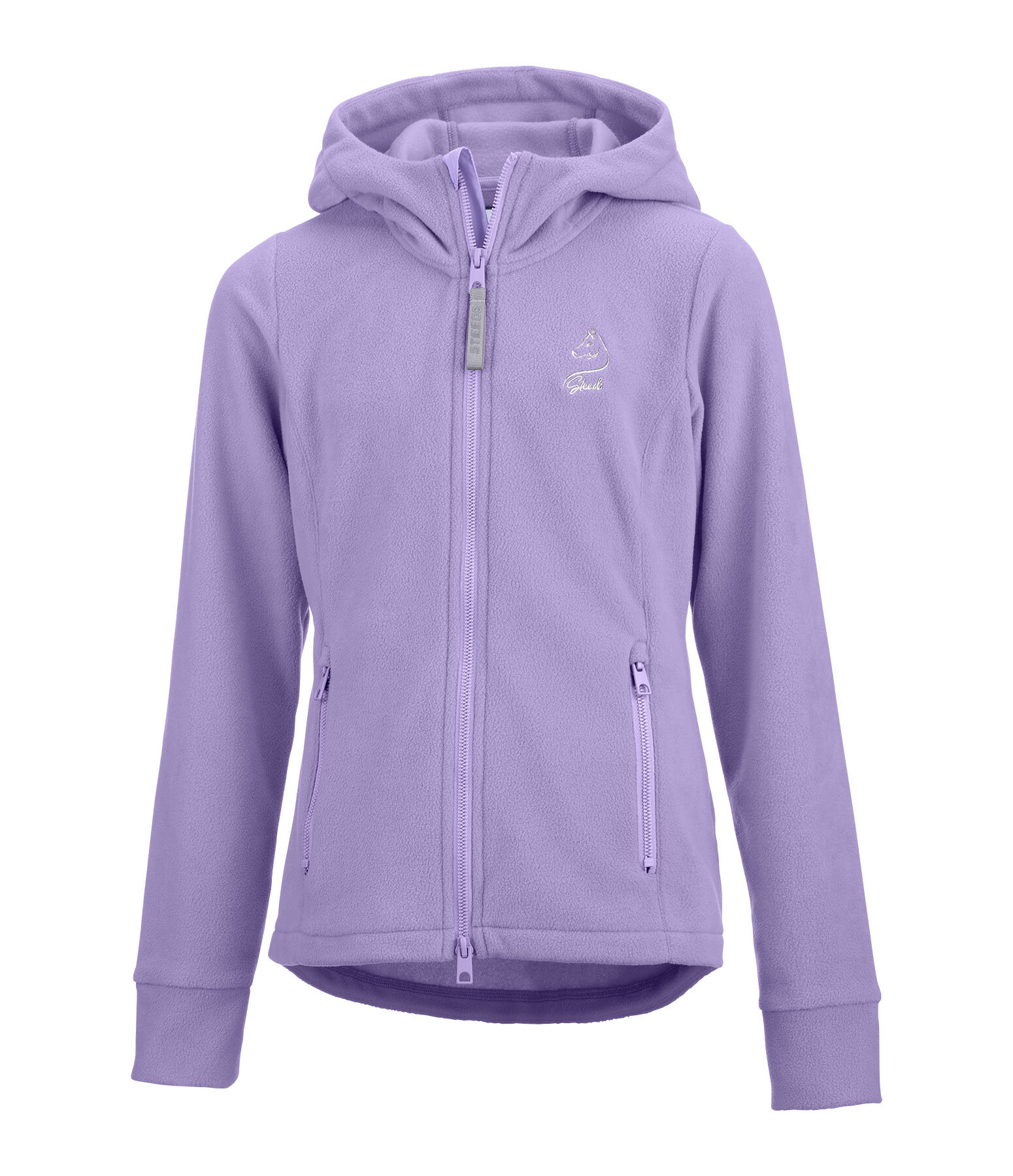 kids fleecejas met capuchon Cadie