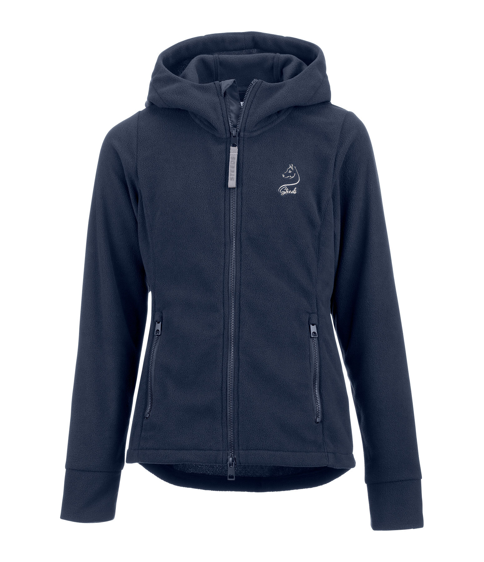 kids fleecejas met capuchon Cadie