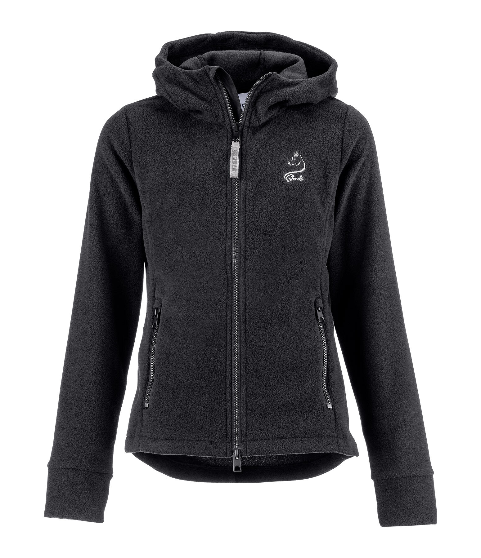 kids fleecejas met capuchon Cadie