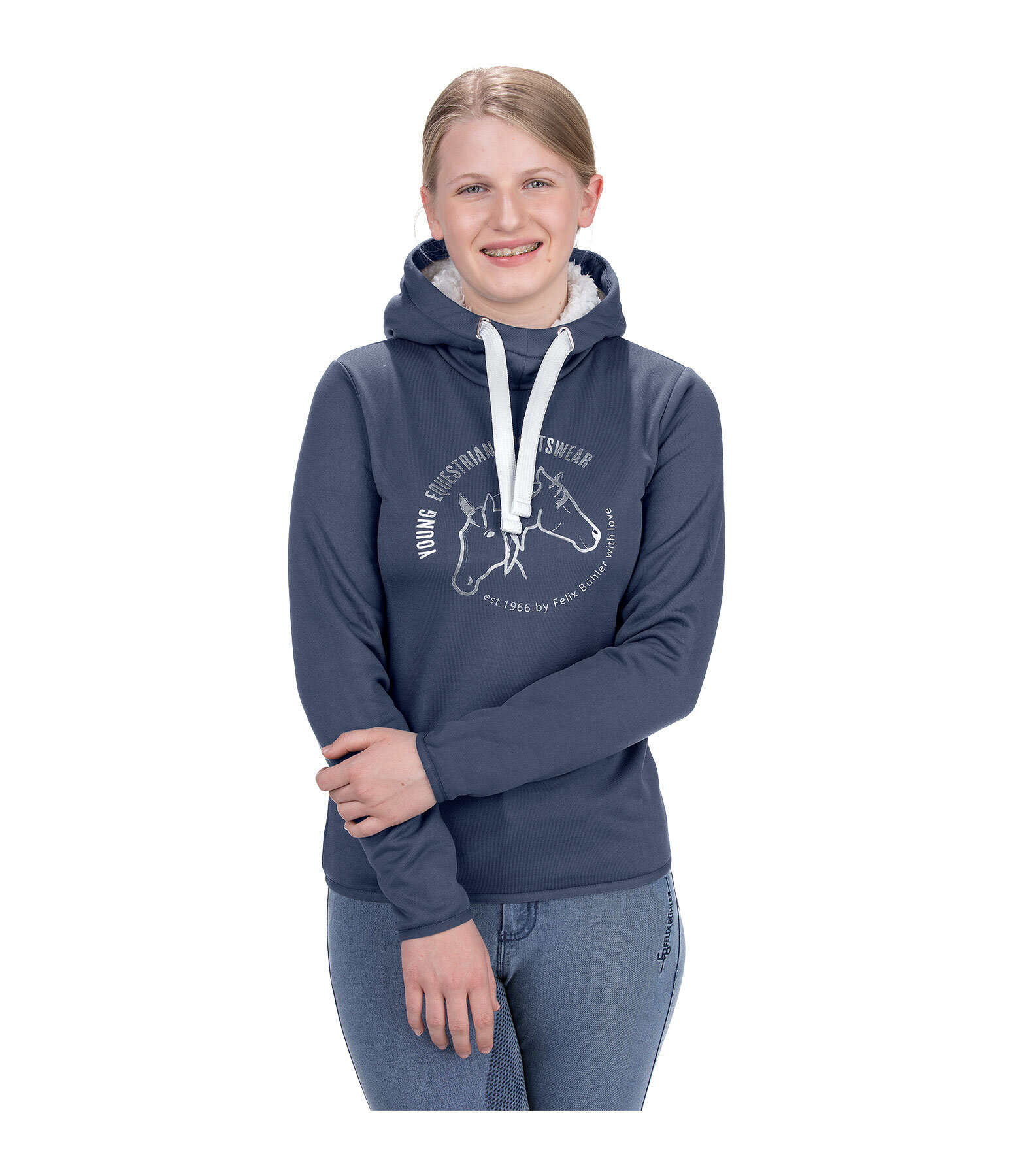 kids performance stretch hoodie