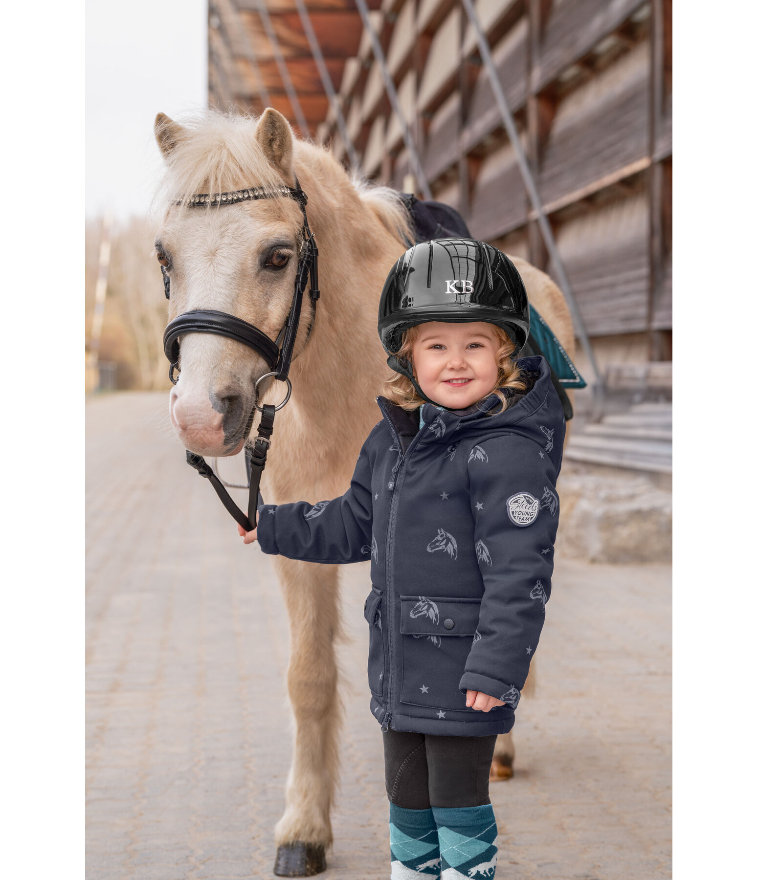 kids winter softshelljas Janice II