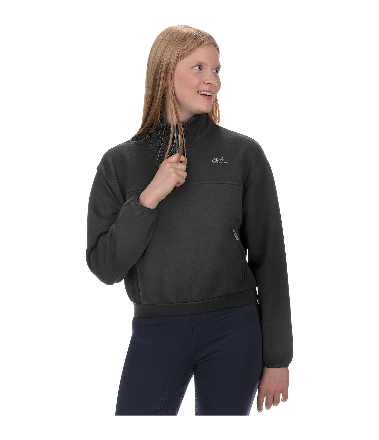 Cropped kids sweater Mieke