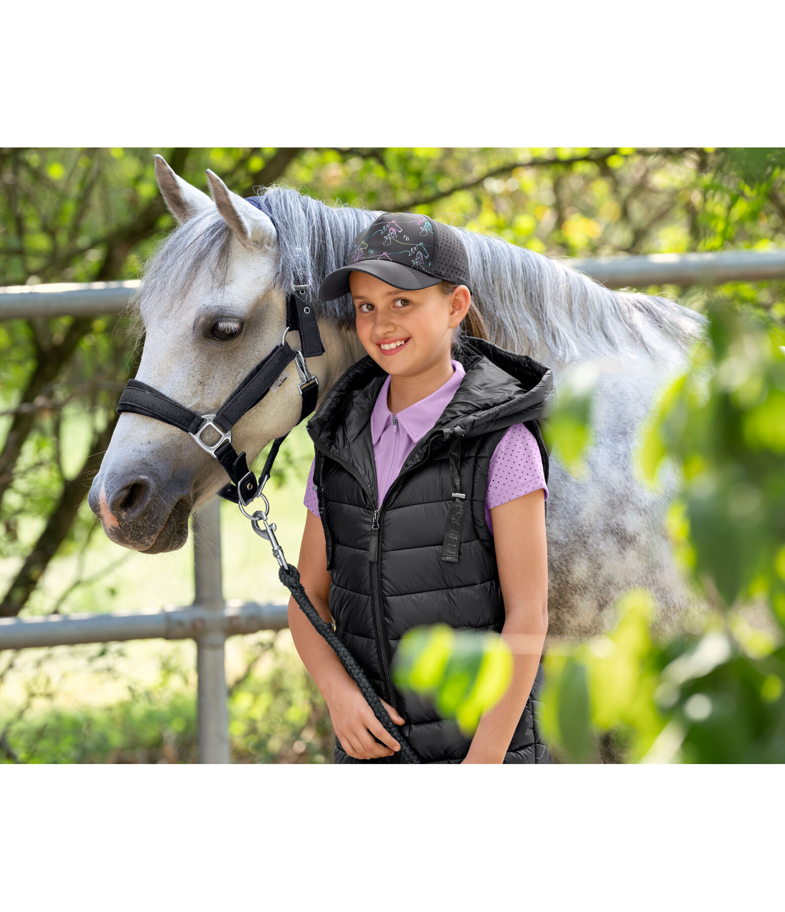 2-in-1 gewatteerde kids jas Noemie met capuchon