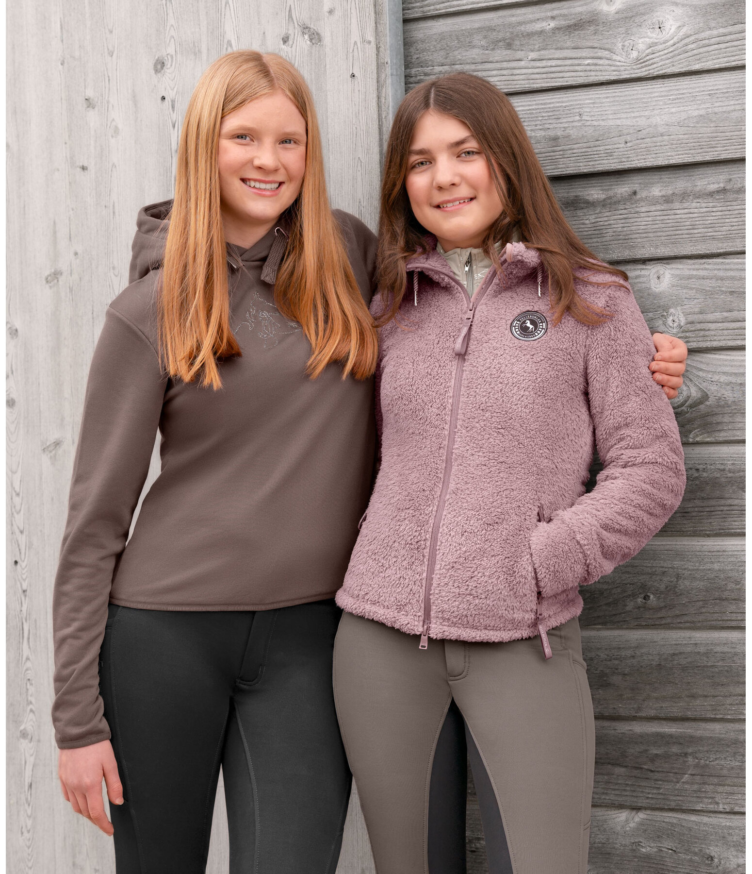 kids performance stretch hoodie Kerstin