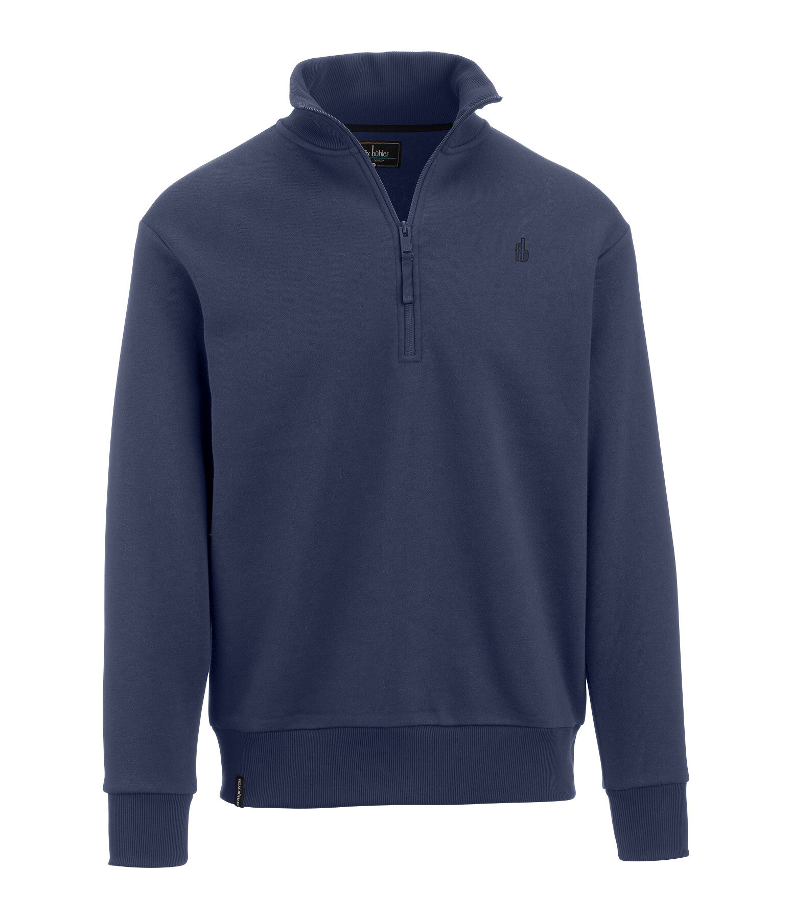 heren sweatshirt Portland met ritskraag