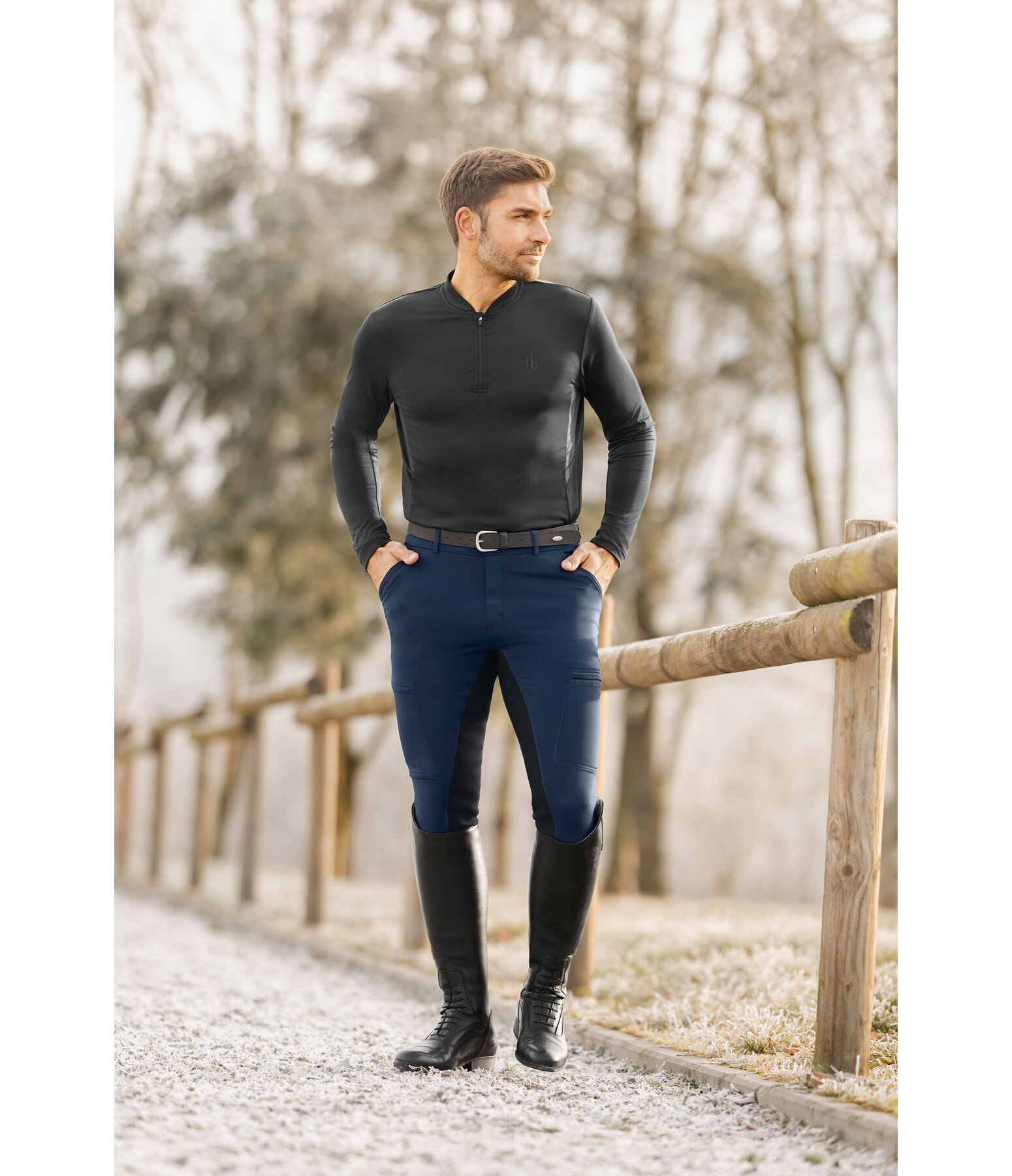 heren functionele longsleeve Rom