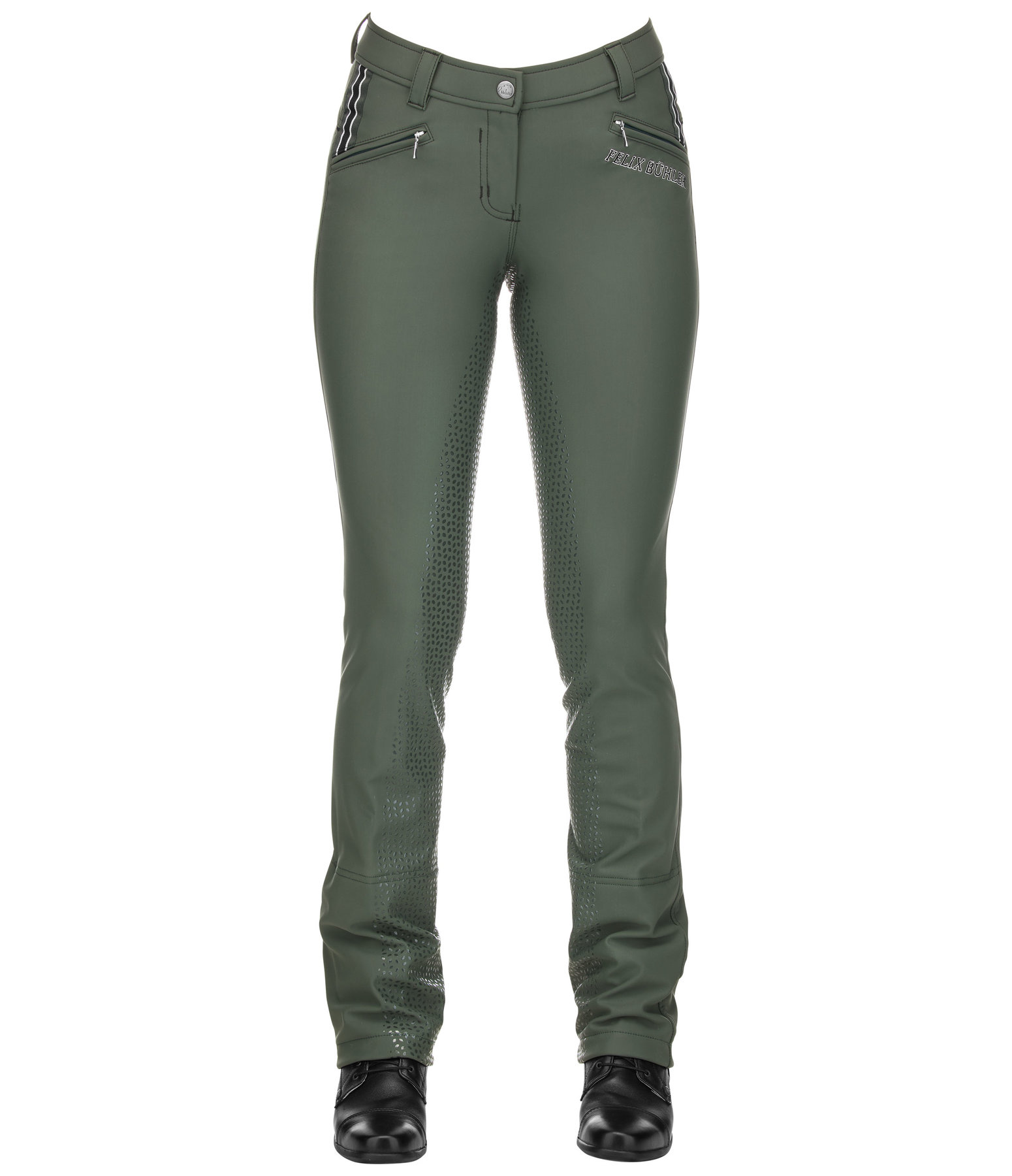 grip softshell jodhpur rijbroek Milena met zitvlak