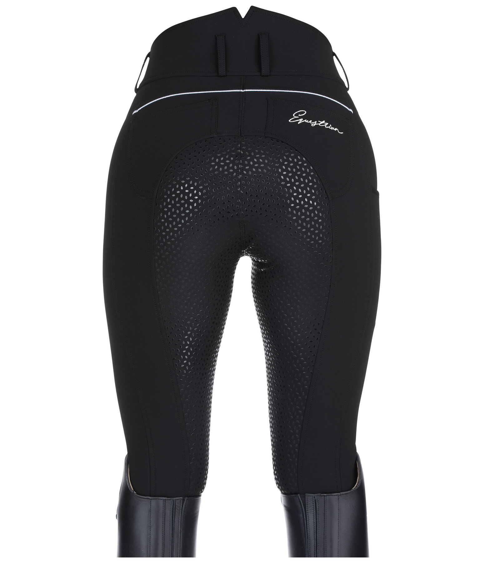 grip thermo Pro rijbroek Elodie met hoge taille en zitvlak