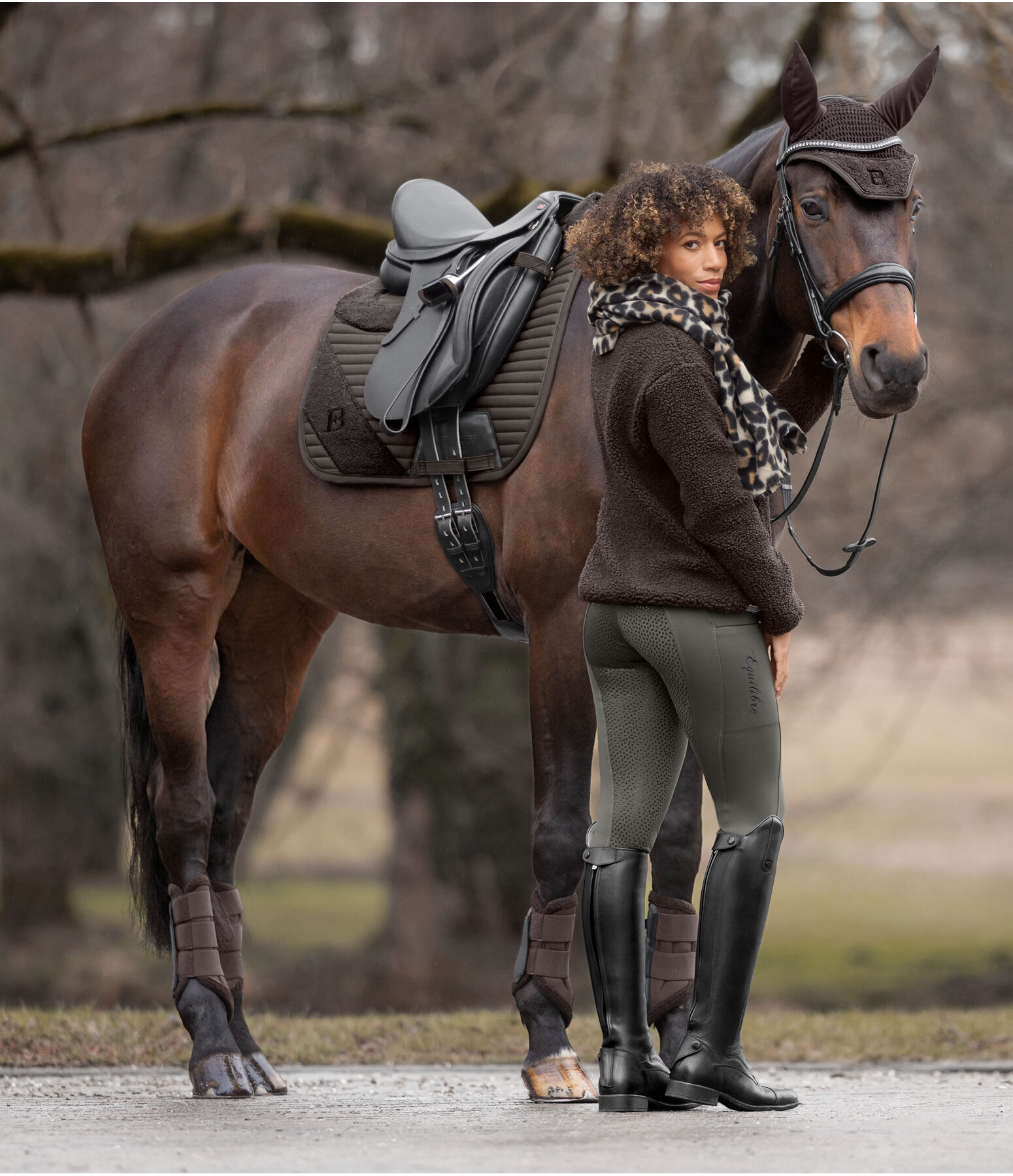 Hybrid thermo grip rijbroek Marleen