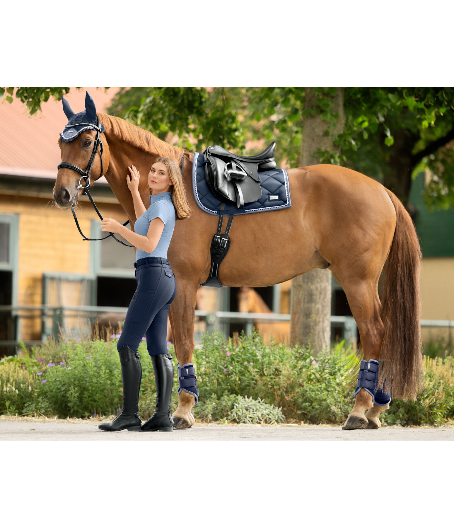 hybrid grip zomer rijbroek Samira-Mesh met zitvlak