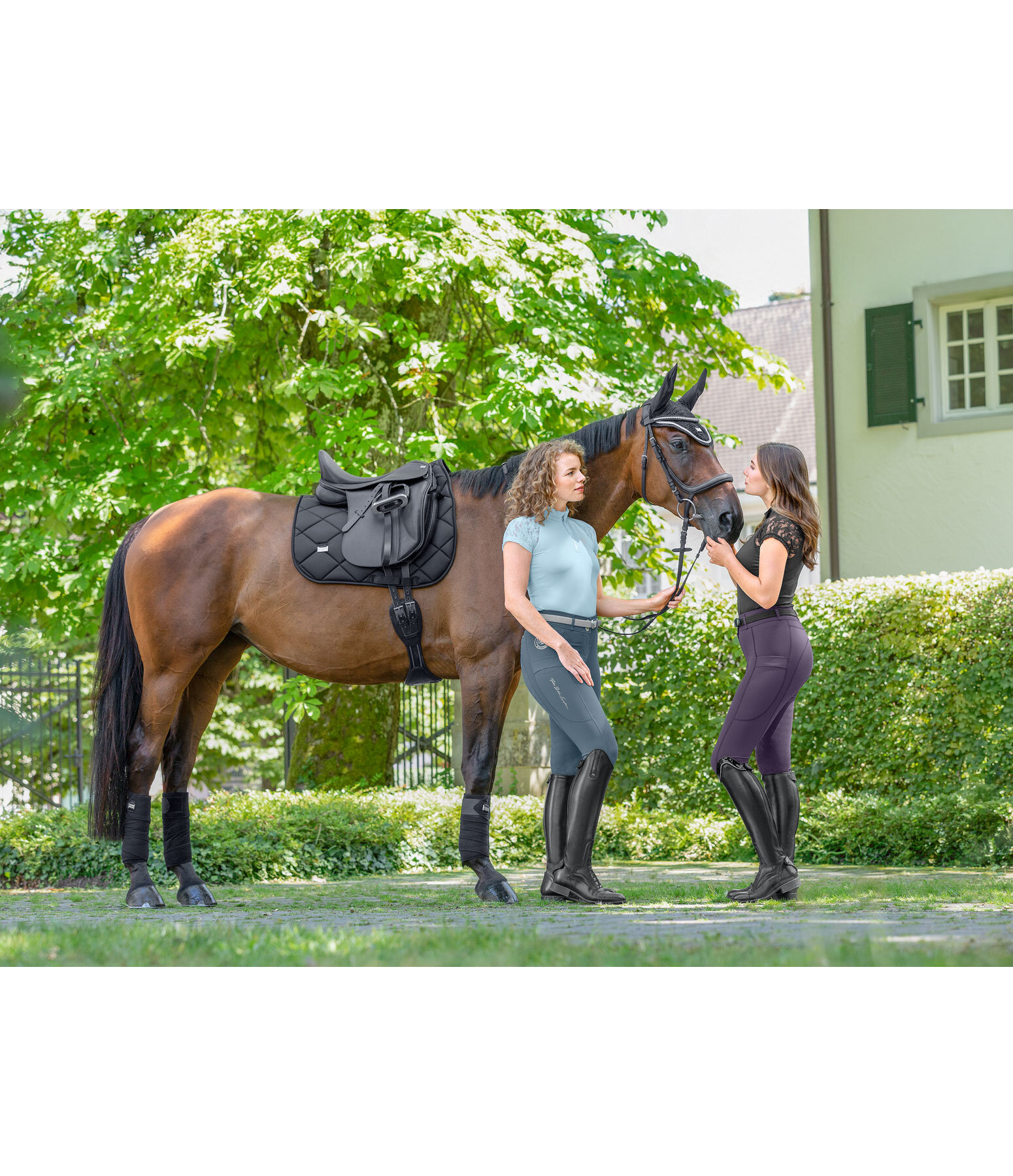 hybrid grip rijbroek Kathleen met zitvlak