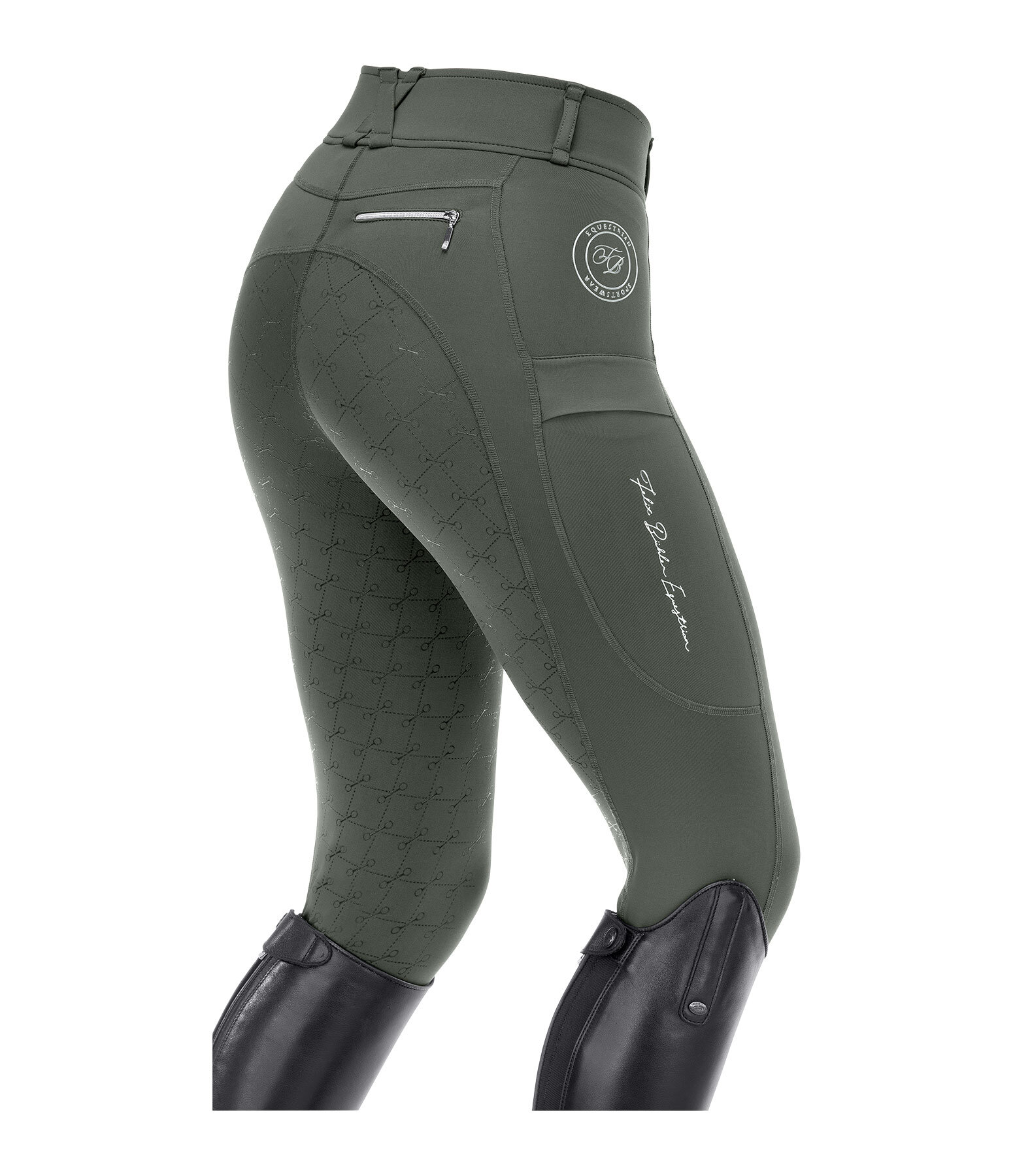 hybrid grip rijbroek Kathleen met zitvlak