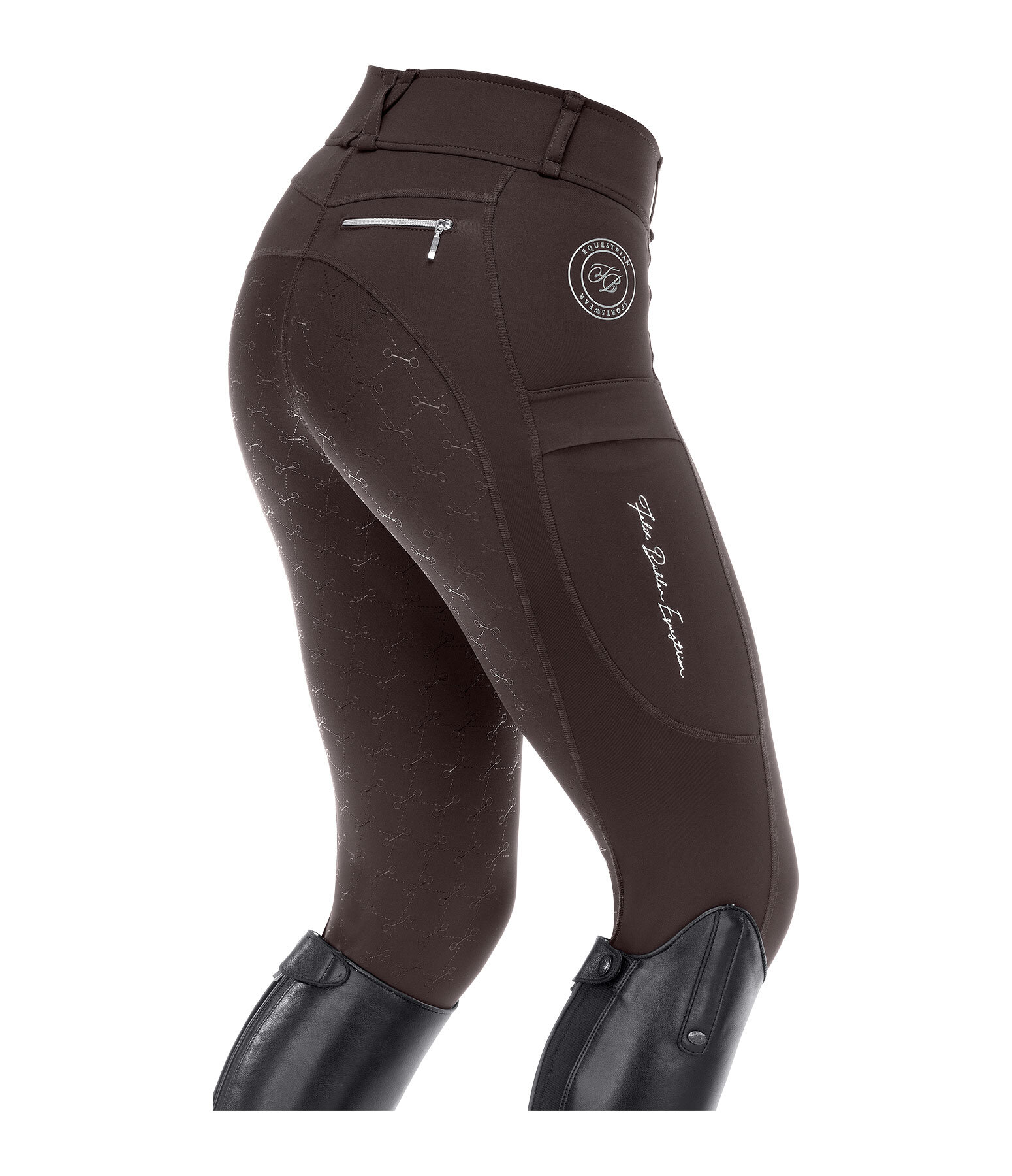 hybrid grip rijbroek Kathleen met zitvlak