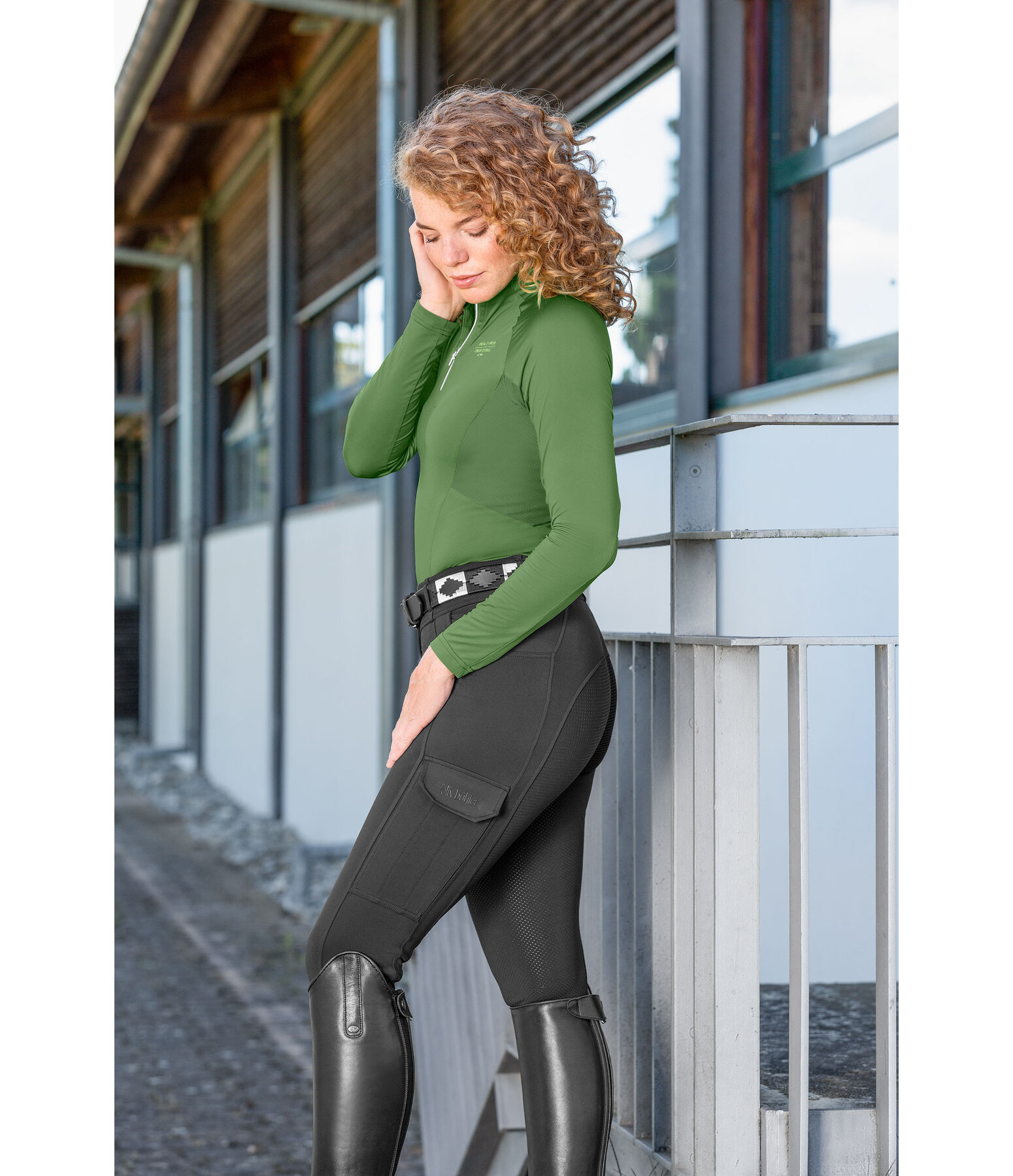 hybride grip rijbroek Melina