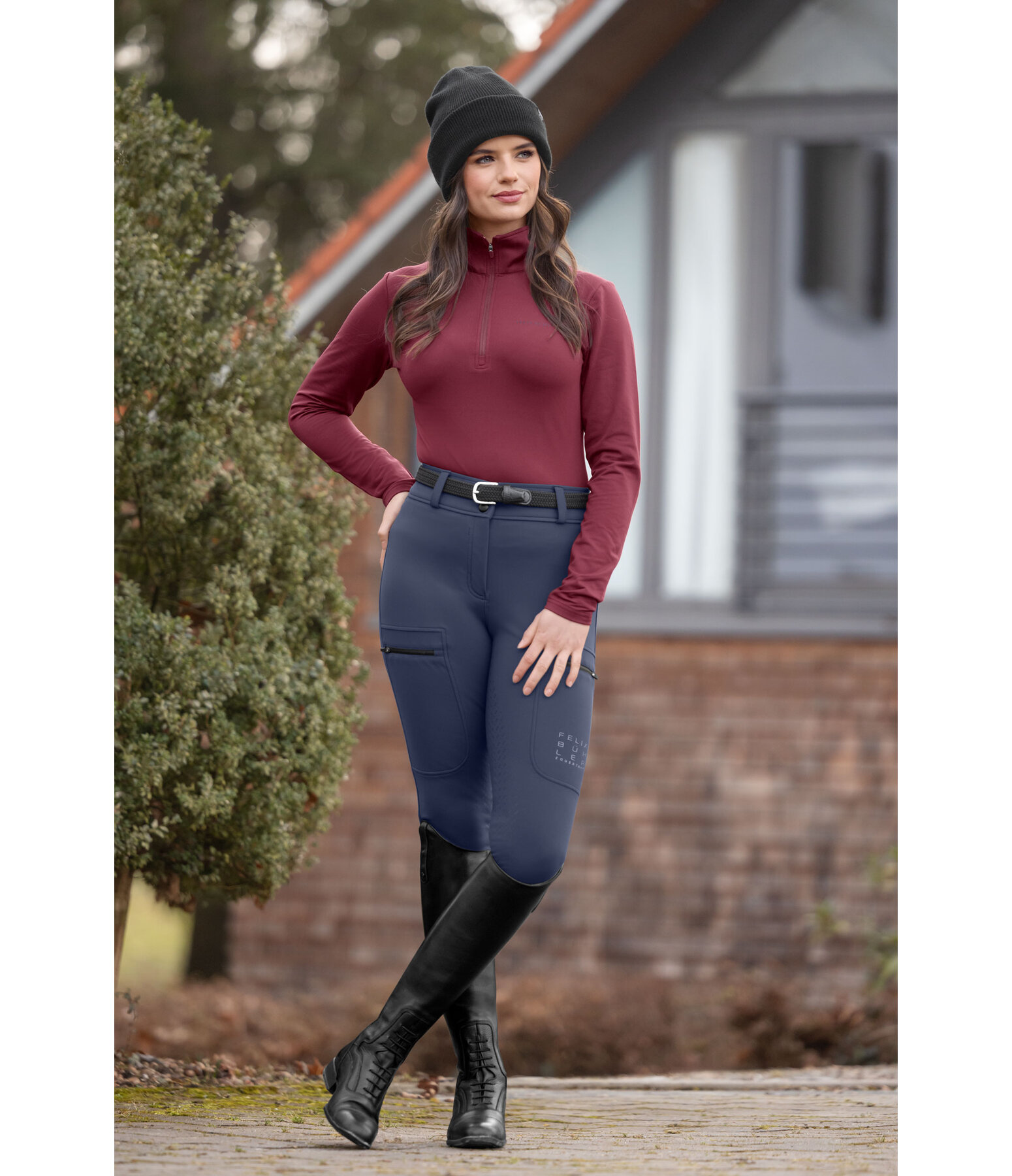 grip winter rijbroek Softshell Cosima