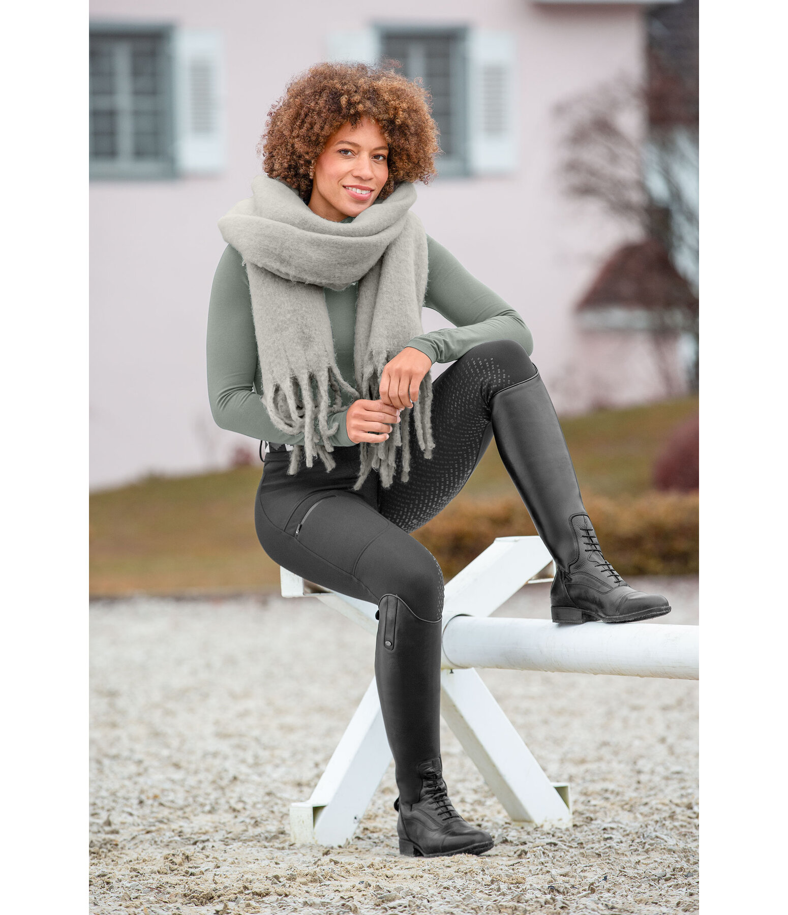 grip winter rijbroek Softshell Cosima