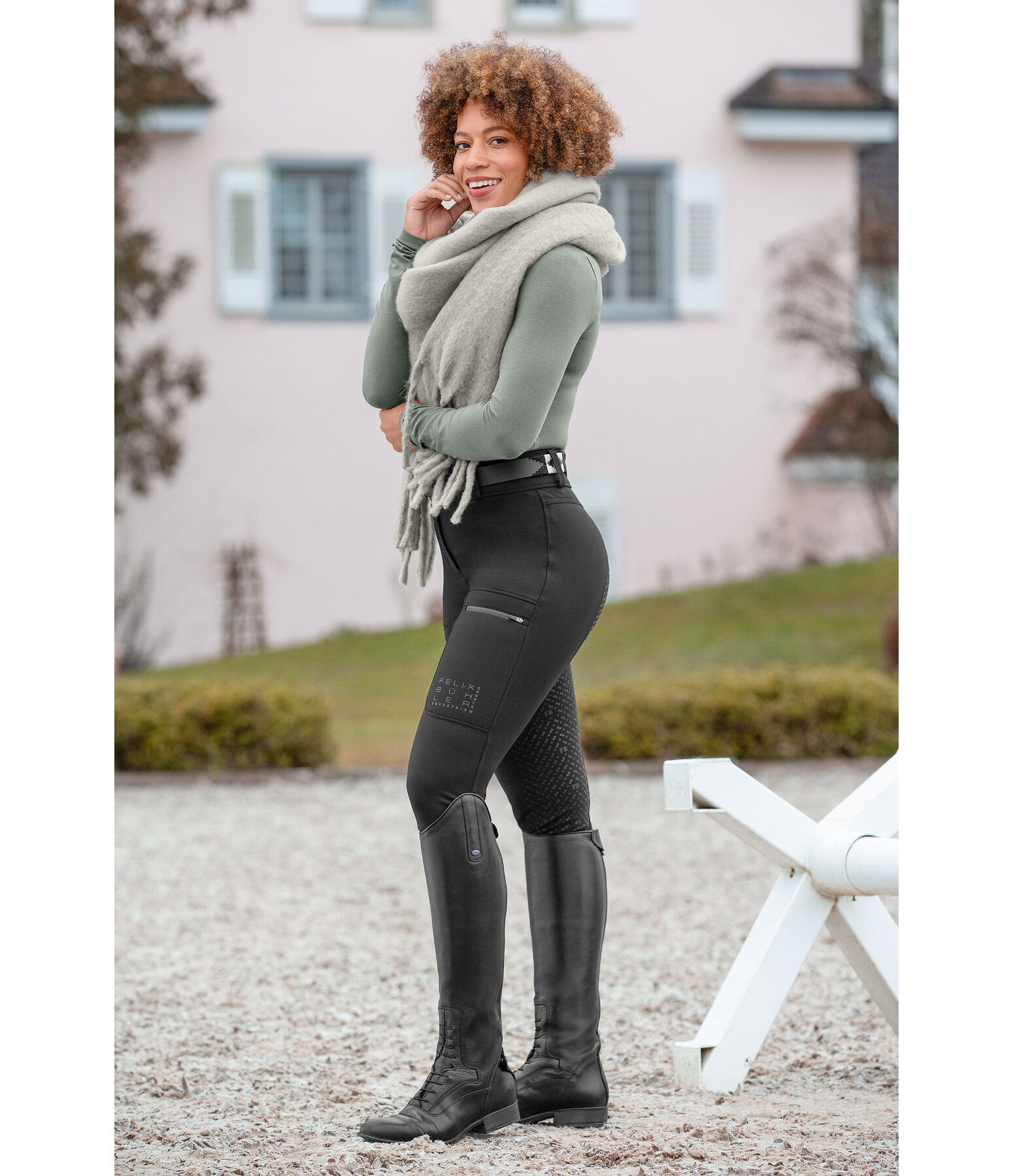 grip winter rijbroek Softshell Cosima