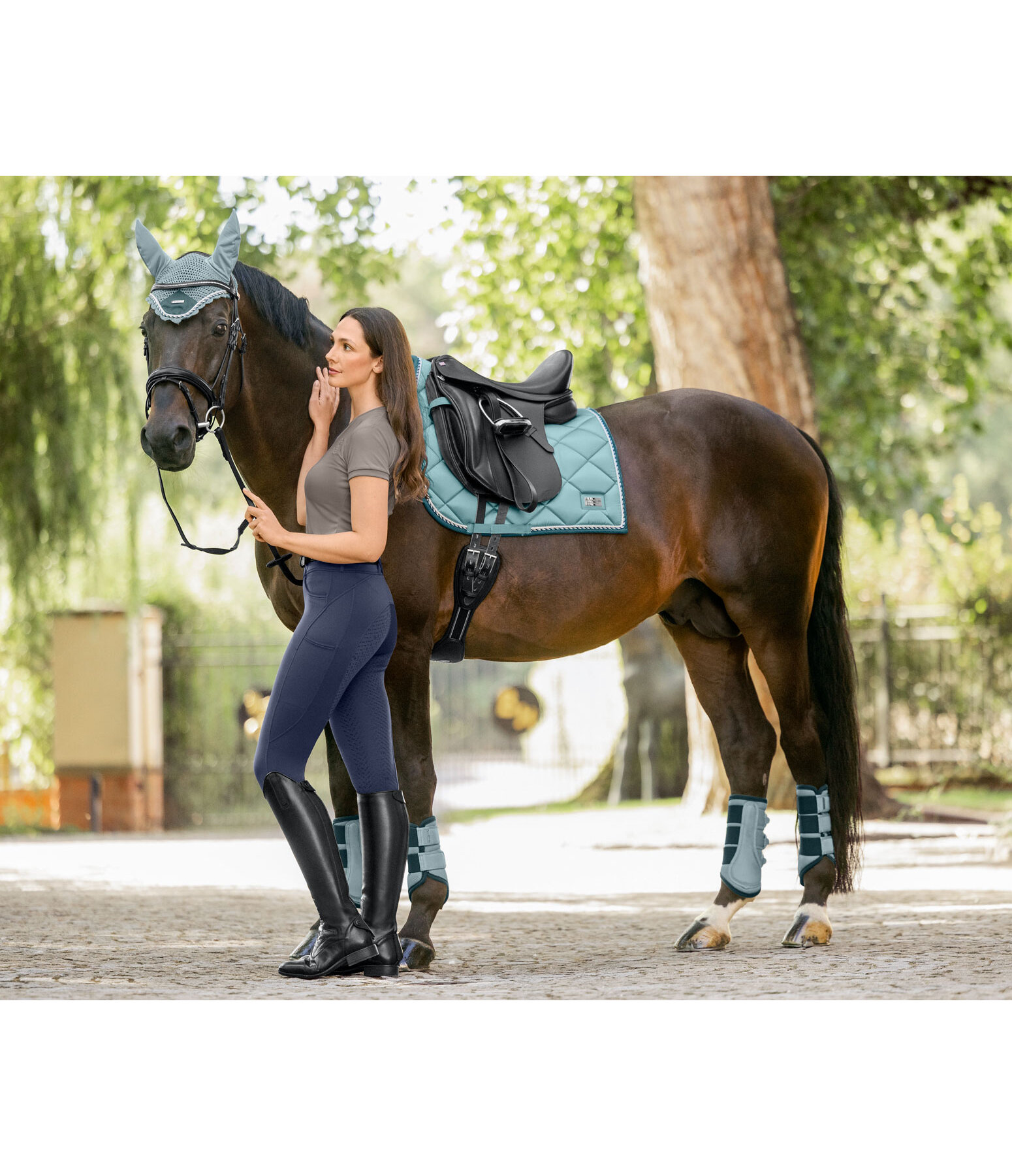 compressie grip-rijbroek Carolyn