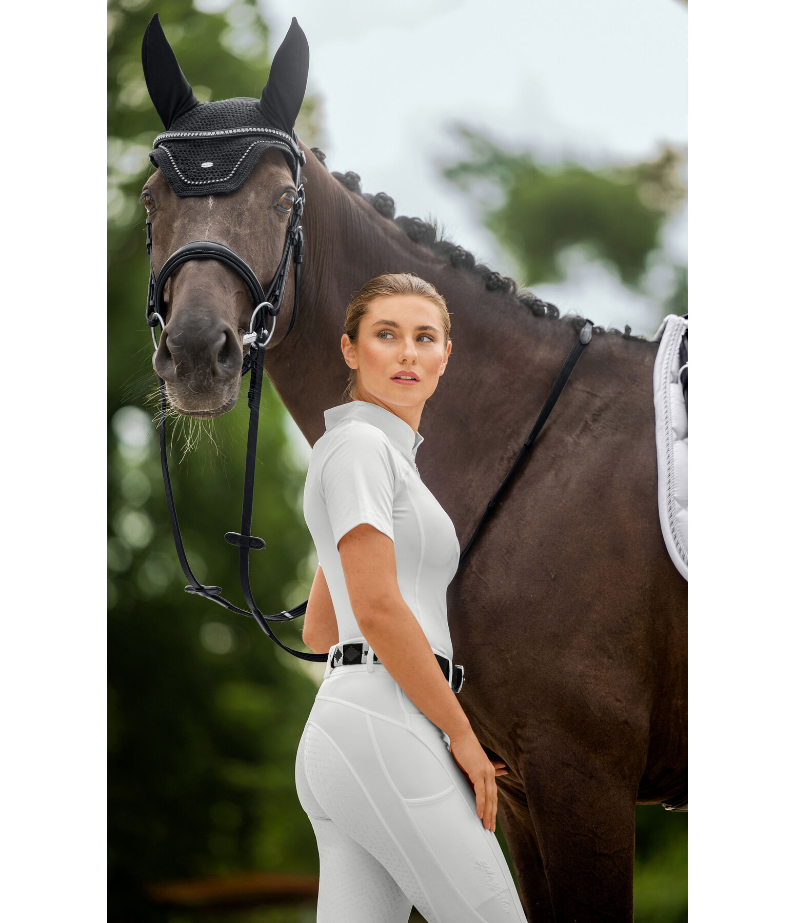 compressie grip-rijbroek Carolyn