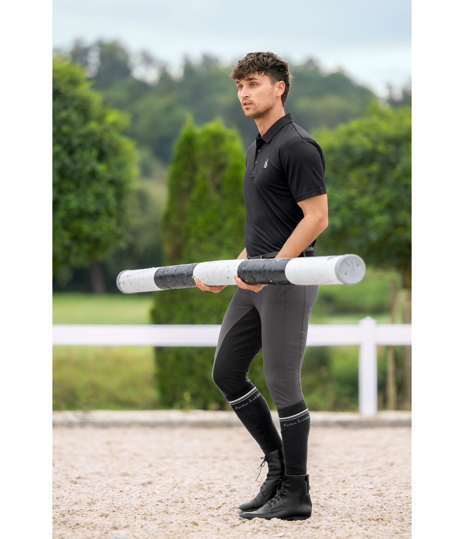 heren rijbroek met zitvlak Kyoto