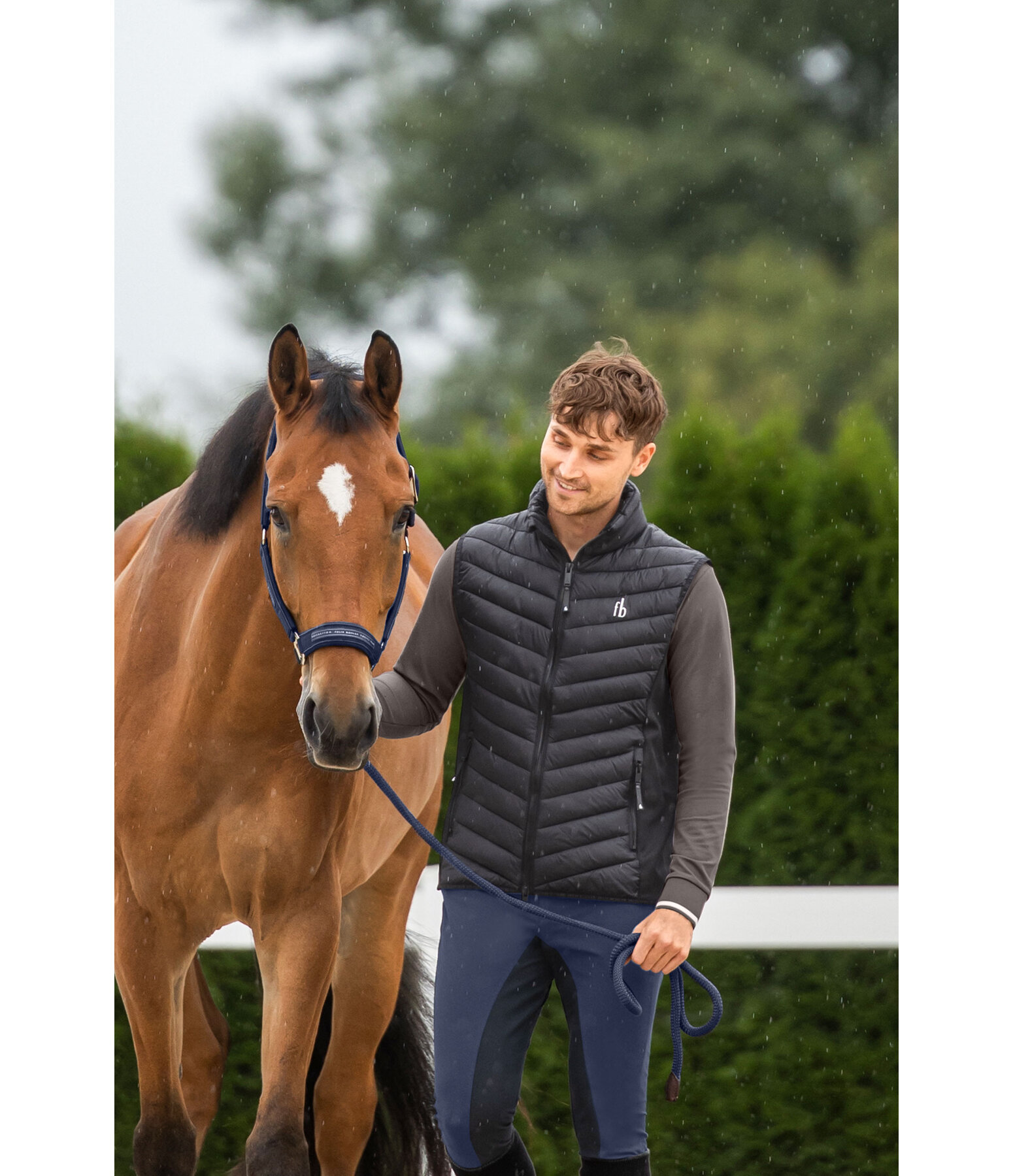 heren rijbroek met zitvlak Kyoto