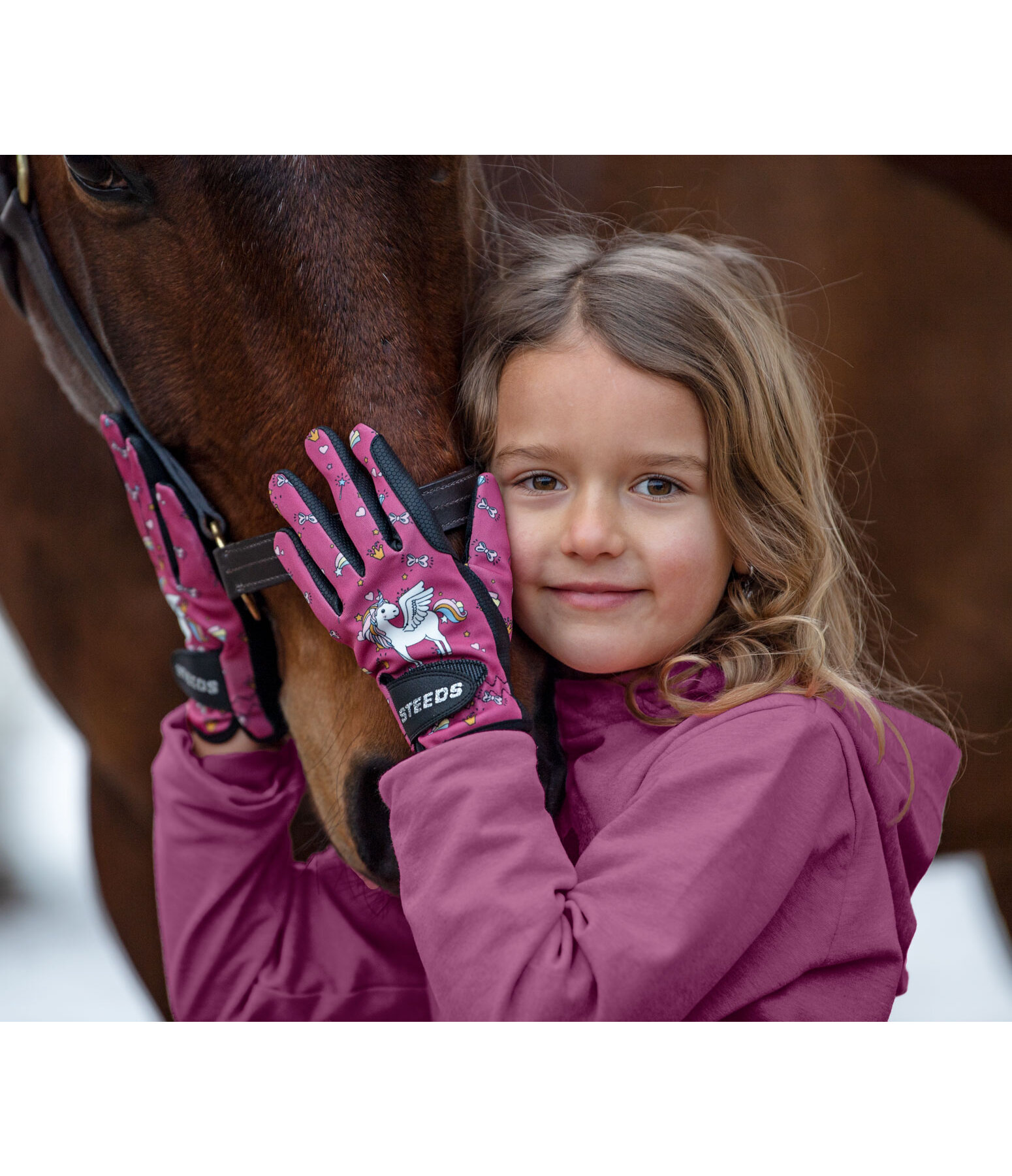 kids winter rijhandschoenen Unicorn