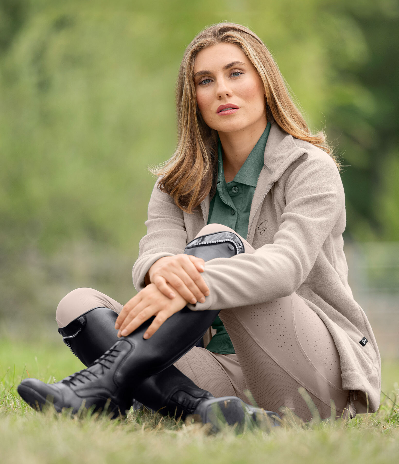 Dames Outfit Inga in champagne
