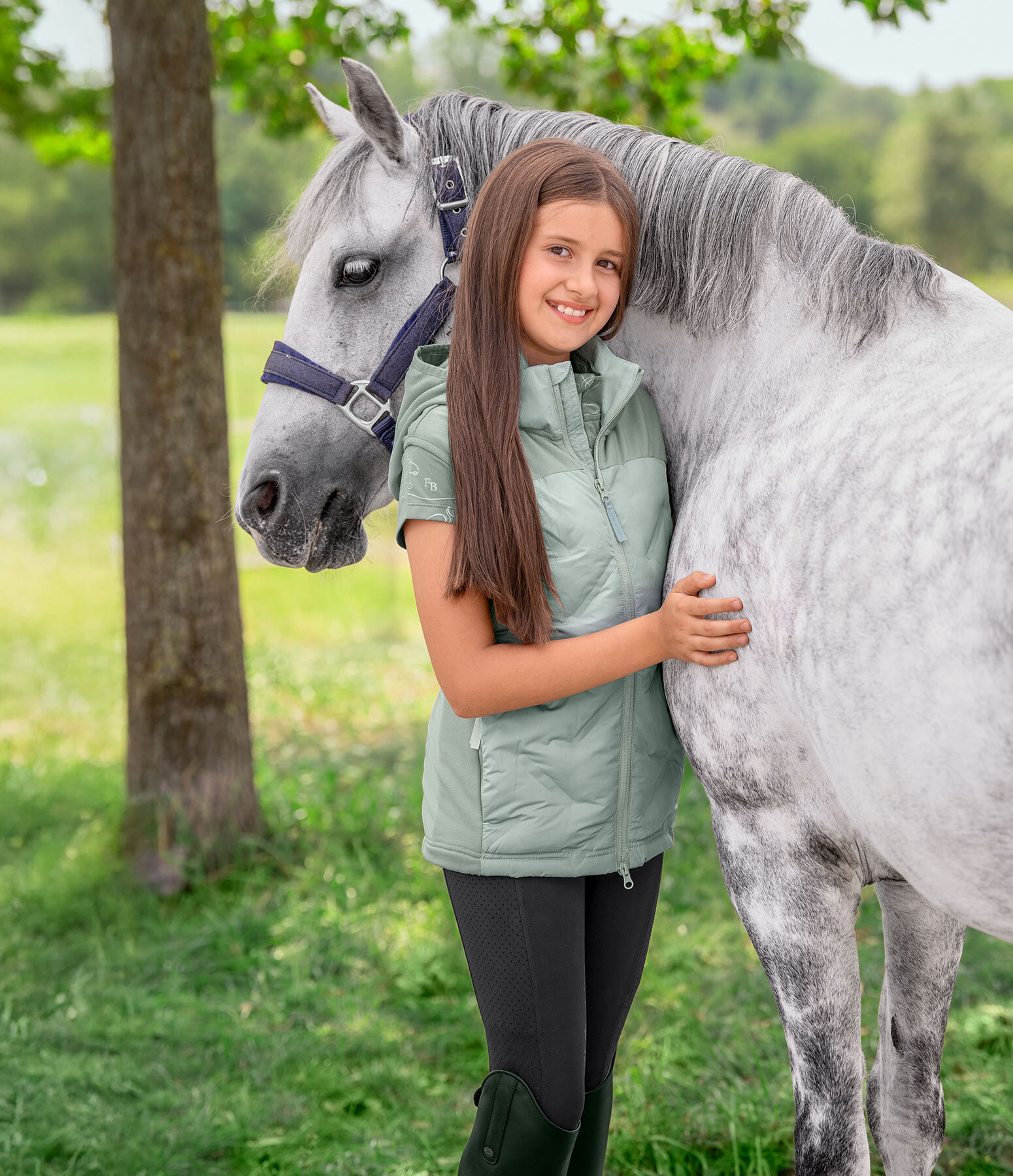 Kids Outfit Dane in dusty-green