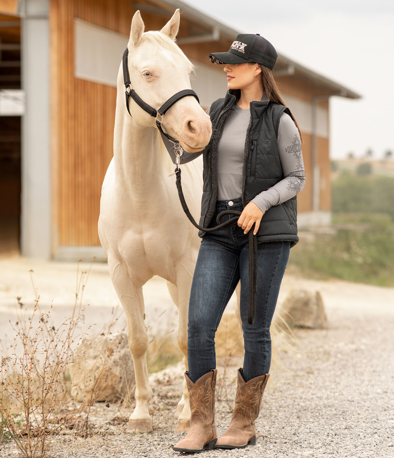 Western Outfit Hadley in zwart