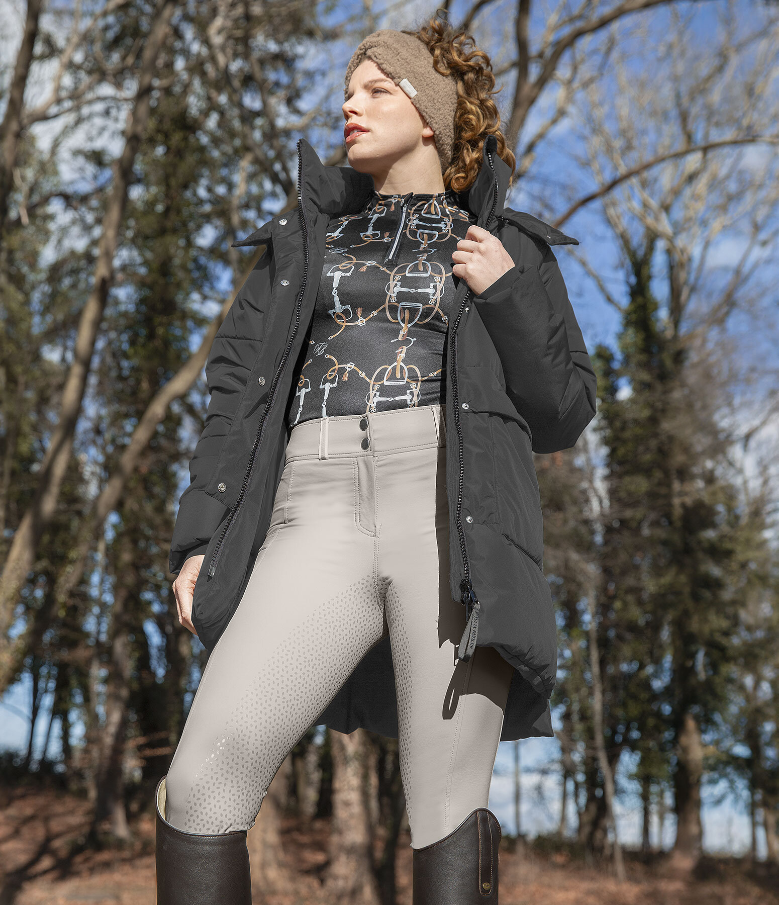 Dames Outfit Miali in zwart Outfits voor dames Kramer Paardensport