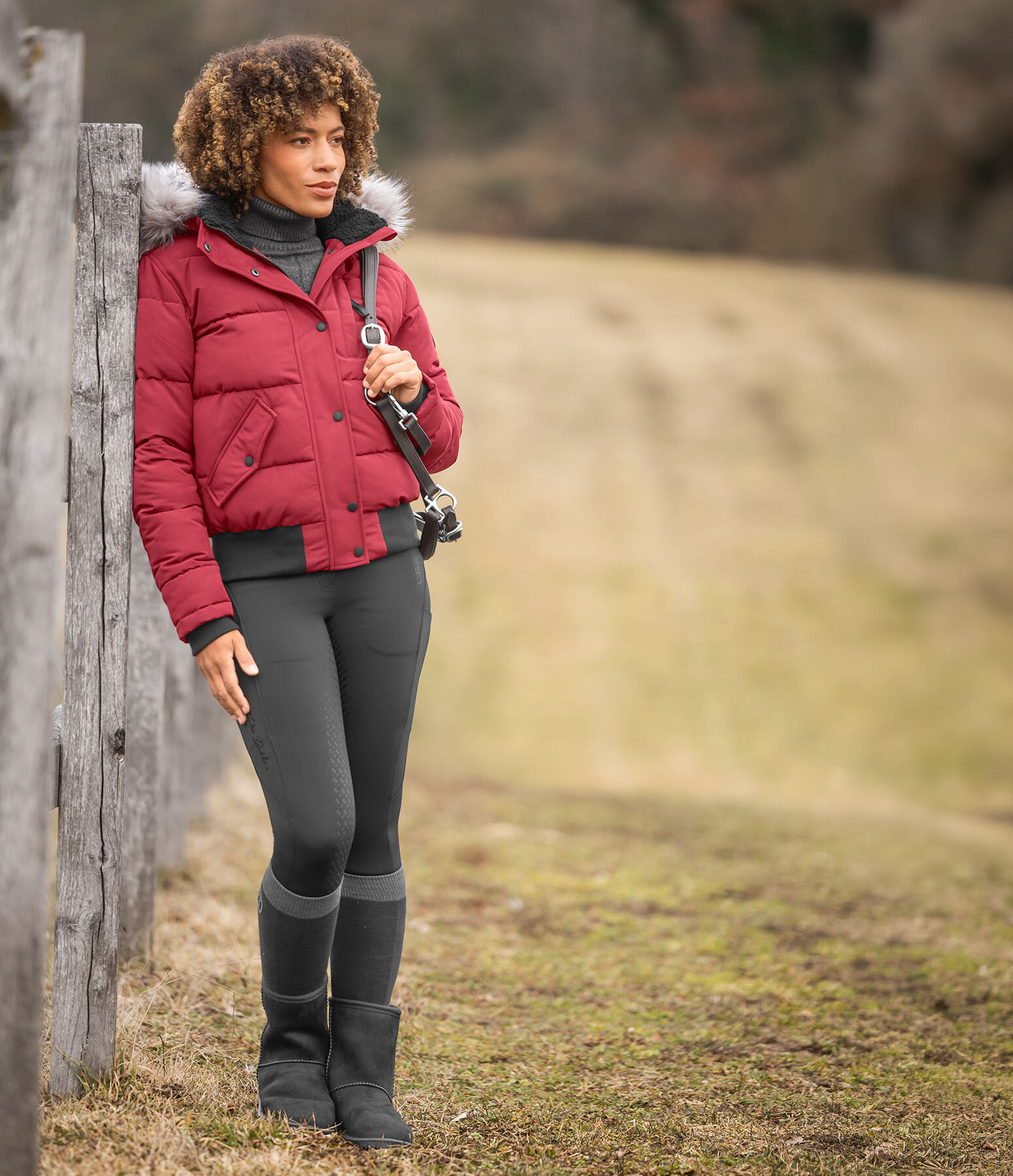 Dames-Outfit Rachel in roasted-apple