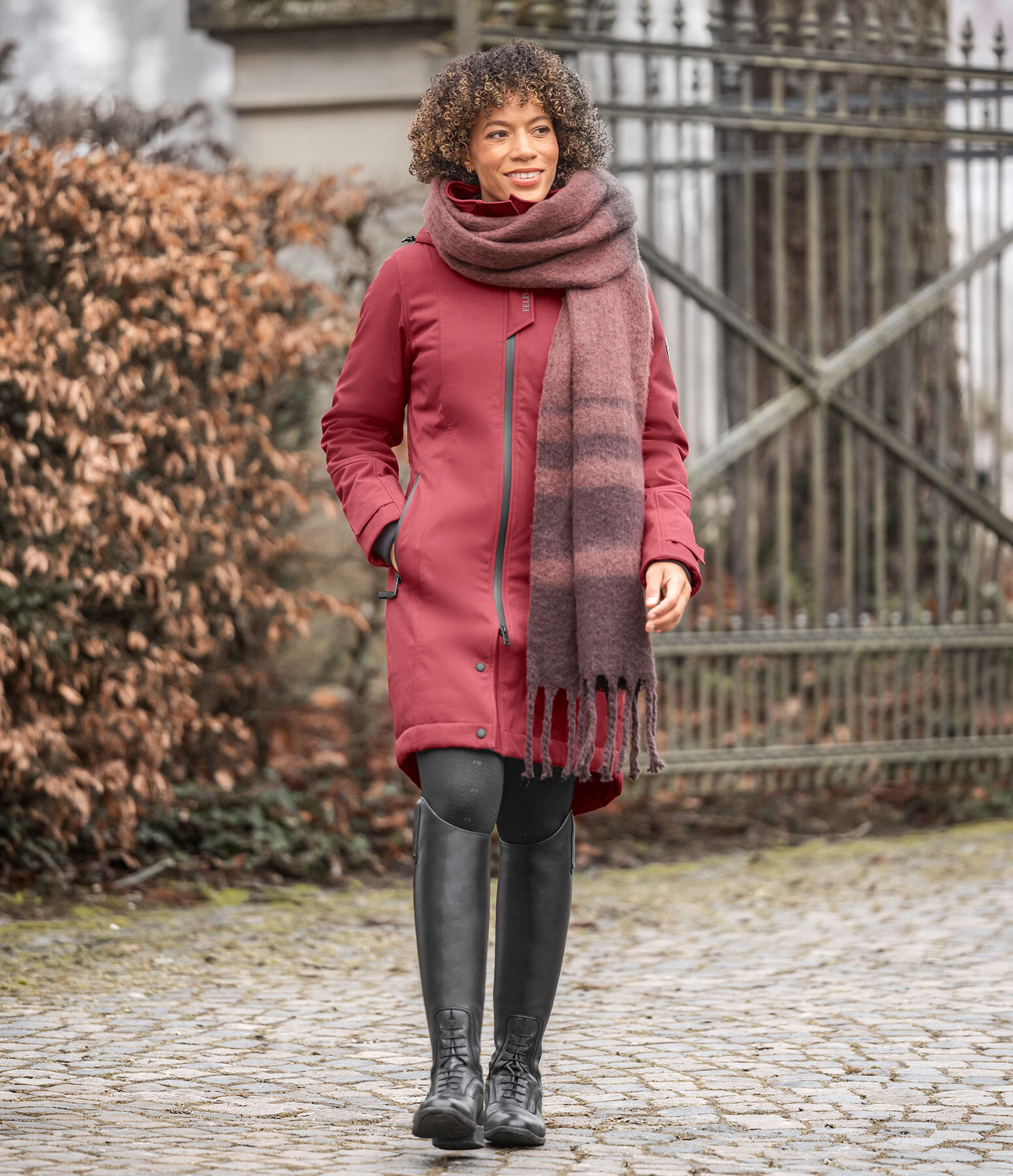 Dames-Outfit Aurelie in roasted-apple