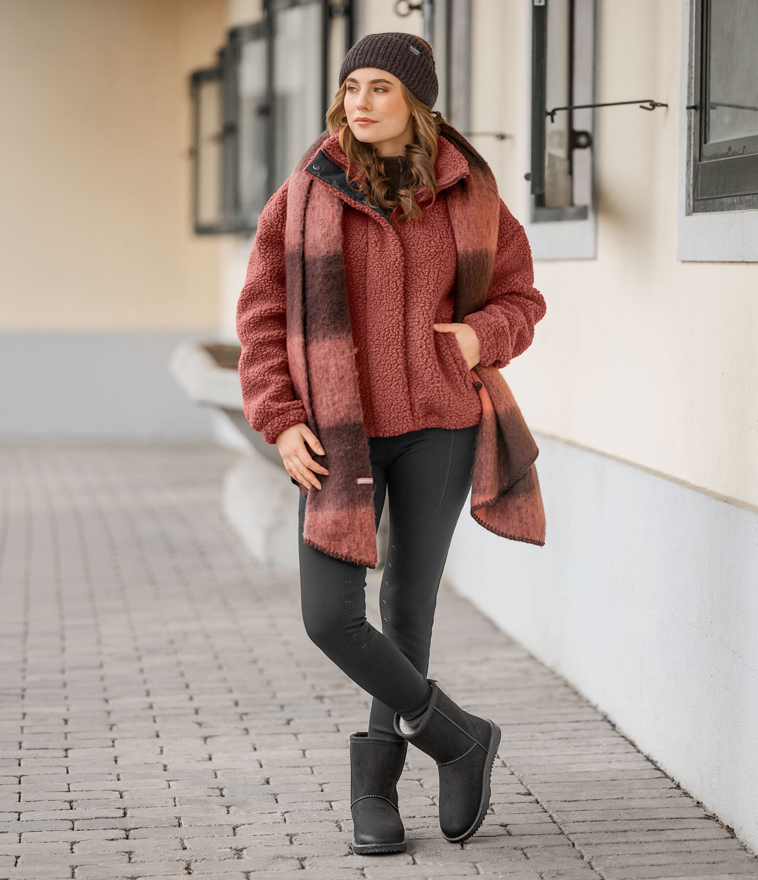 Dames-Outfit Fay in koper