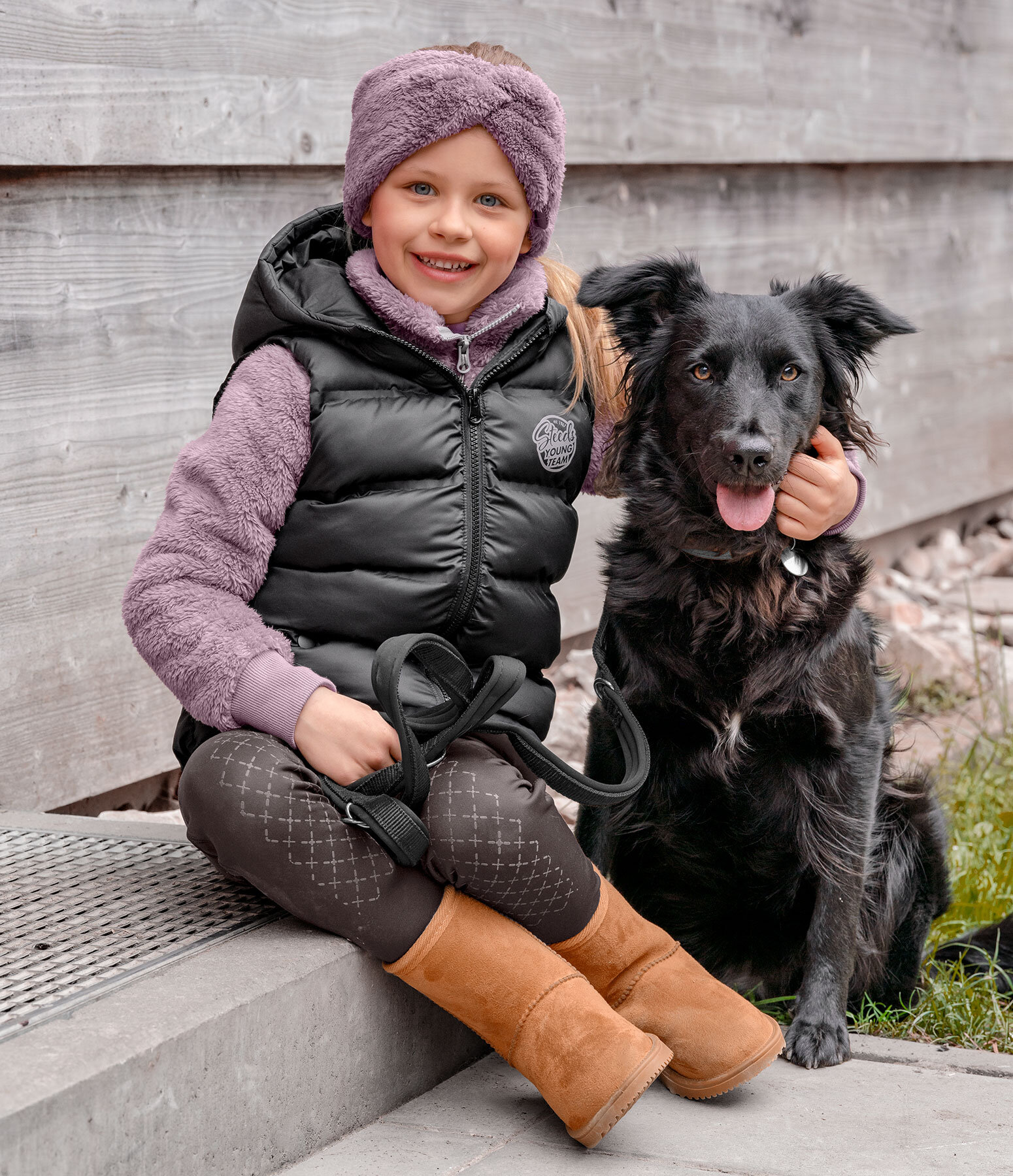ST Kinder-Outfit Calla in zwart