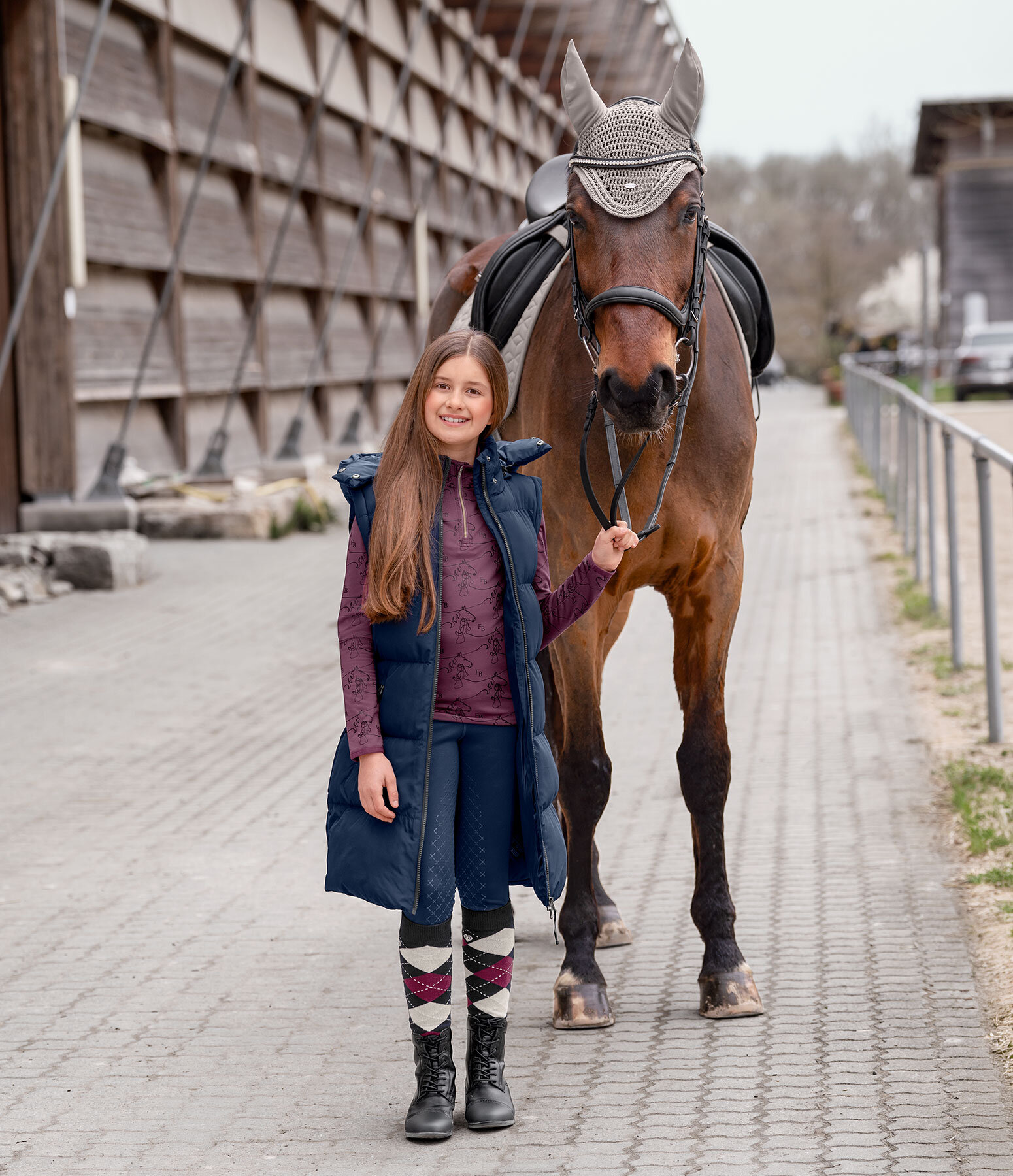 Kinder-Outfit Cornelia in navy