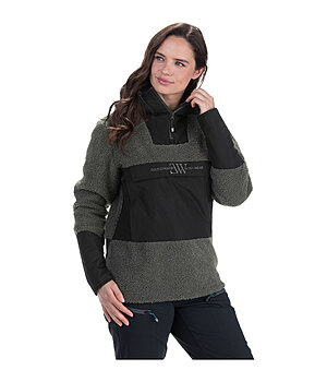 EQUESTRIAN WORK WEAR sherpa fleece hoodie met capuchon - 200019-M-FS