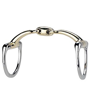 GOLD MEDAL D-ring bit Anatomica, dubbel gebroken, dikte 16 mm - 350245-13,5