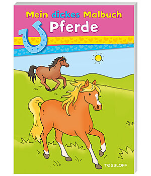 Kreativ Kratzel Pocket Art Mijn dikke kleurboek - Paarden - 403272