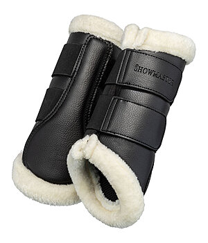 SHOWMASTER teddyfleece dressuur peesbeschermers Classic, voorbenen - 530832-F-S