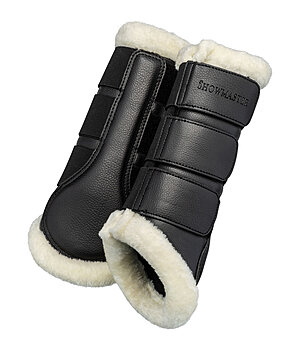 SHOWMASTER teddyfleece dressuur peesbeschermers Classic, achterbenen - 530833-F-S