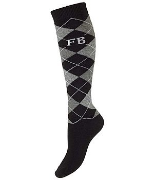 Felix Bhler Merino Mix kniekousen Argyle - 750559-2-S