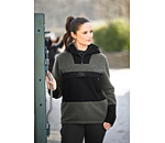 sherpa fleece hoodie met capuchon