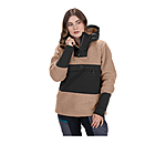 sherpa fleece hoodie met capuchon