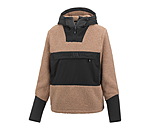 sherpa fleece hoodie met capuchon