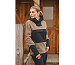 sherpa fleece hoodie met capuchon