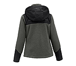 Sherpa-fleece jas met afneembare capuchon