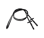 lederen teugels met siliconen grip