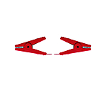 Hekwerkverbindingskabel met twee klemmen