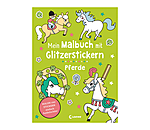 Mijn kleurboek met glitterstickers - paarden